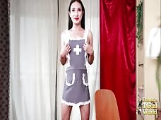 Horny Ladyboy Nurse Punch